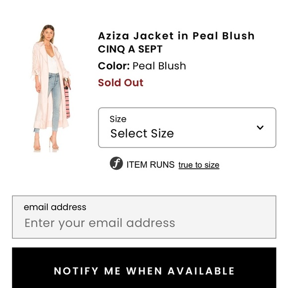 RARE Like New Designer CINQ à SEPT Blush Pink Women's Duster Aziza Jacket| XS/S - Picture 4 of 14